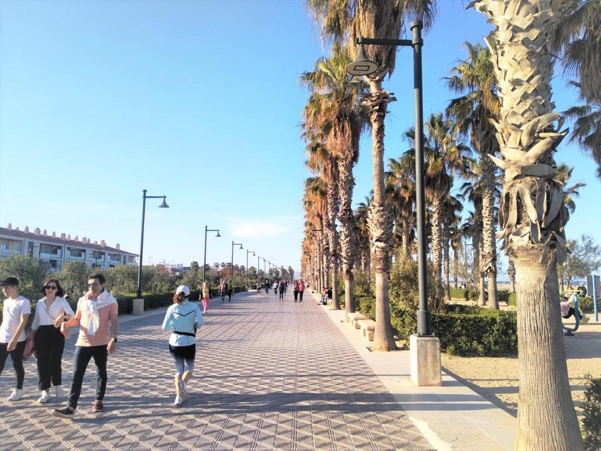Habitacion En Playa Malvarrosa Con Bano Privado -No Ac- Valencia Ngoại thất bức ảnh